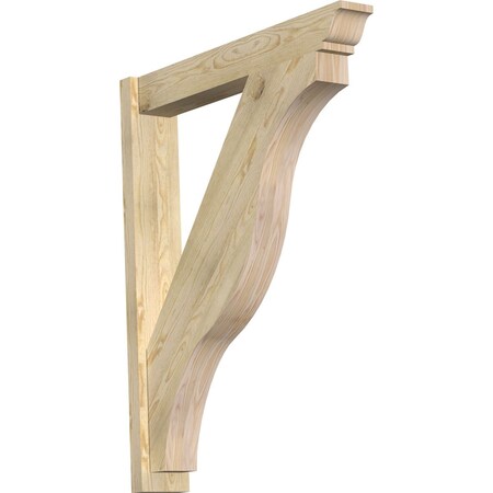 Ekena Millwork Funston Traditional Rough Sawn Outlooker, Douglas Fir, 6"W x 36"D x 44"H OUT06X36X44FST01RDF